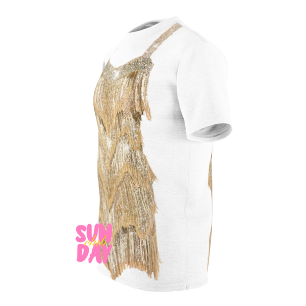 Gold Fringe Eras Dress Tee - Image 4