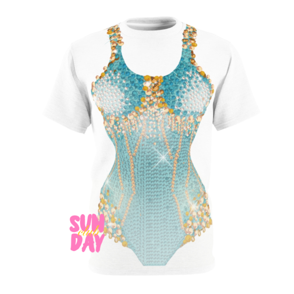 Blue and Gold Eras Bodysuit Tee - Image 2