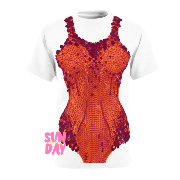 Red and Orange Eras Bodysuit Tee - Image 2