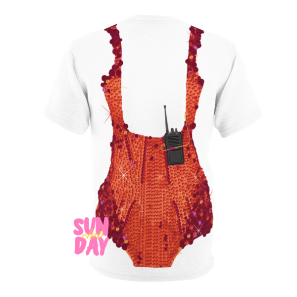 Red and Orange Eras Bodysuit Tee - Image 4