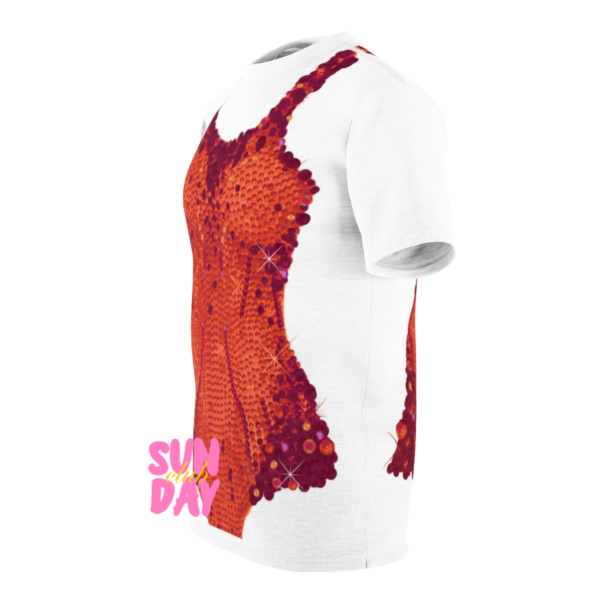 Red and Orange Eras Bodysuit Tee - Image 5