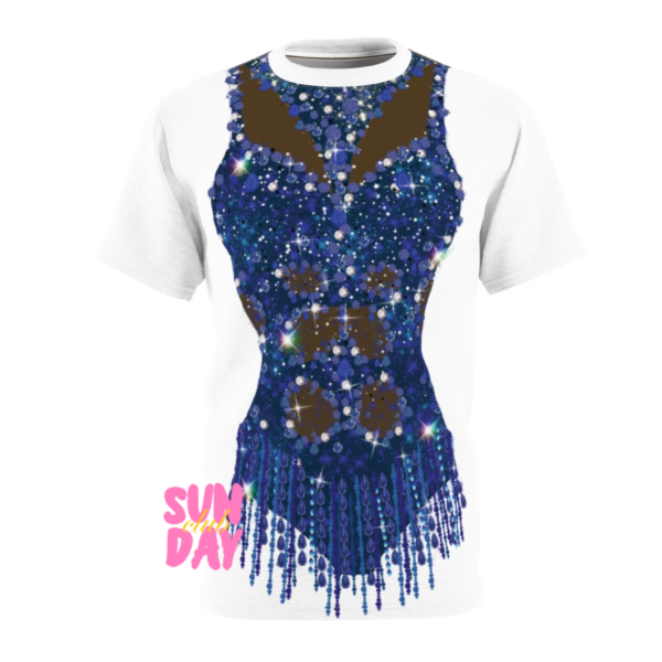 Blue Cutout Eras Bodysuit Tee - Image 6