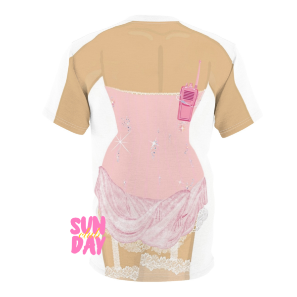 Pink Heart Cutout Dress Tee - Image 2