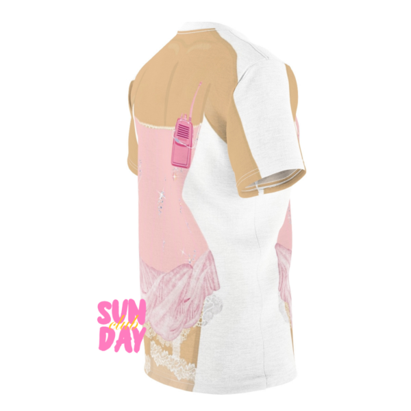 Pink Heart Cutout Dress Tee - Image 4