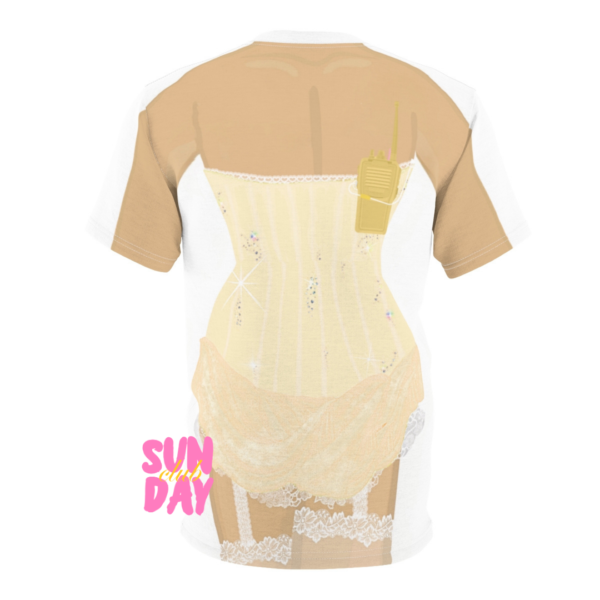 Yellow Heart Cutout Dress Tee - Image 2