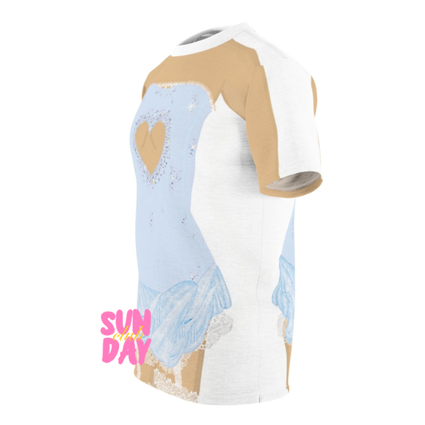 Blue Heart Cutout Dress Tee - Image 4