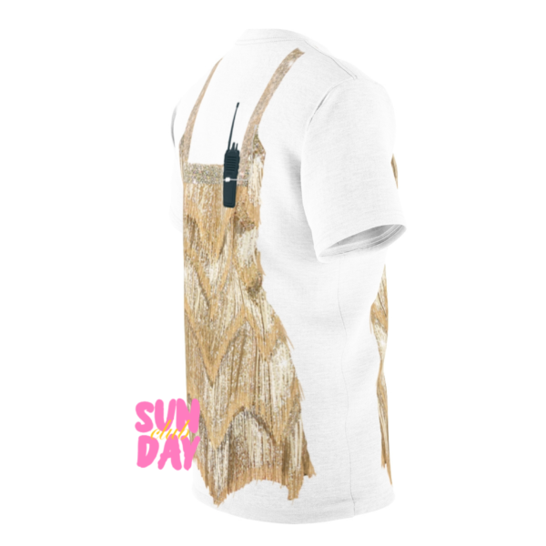 Gold Fringe Eras Dress Tee - Image 5