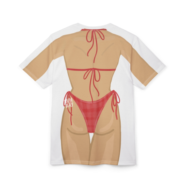 Red Gingham Bikini Shirt - Image 2