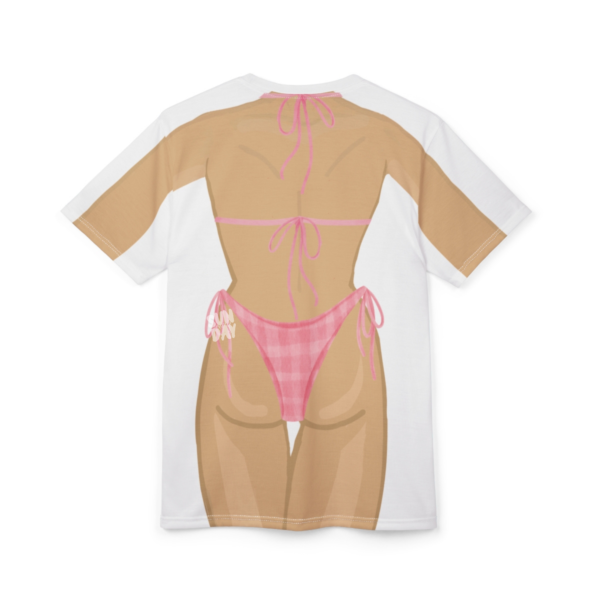 Pink Gingham Bikini Shirt - Image 2