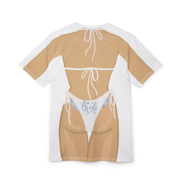 Blue Bow Bride Bikini Shirt - Image 2