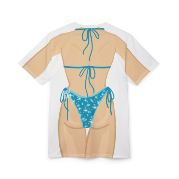 Blue Sparkle Bikini Shirt - Image 2