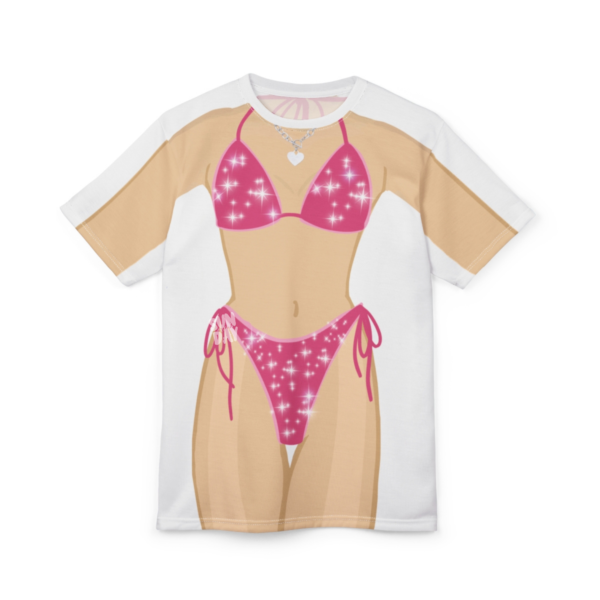 Pink Sparkle Bikini Shirt