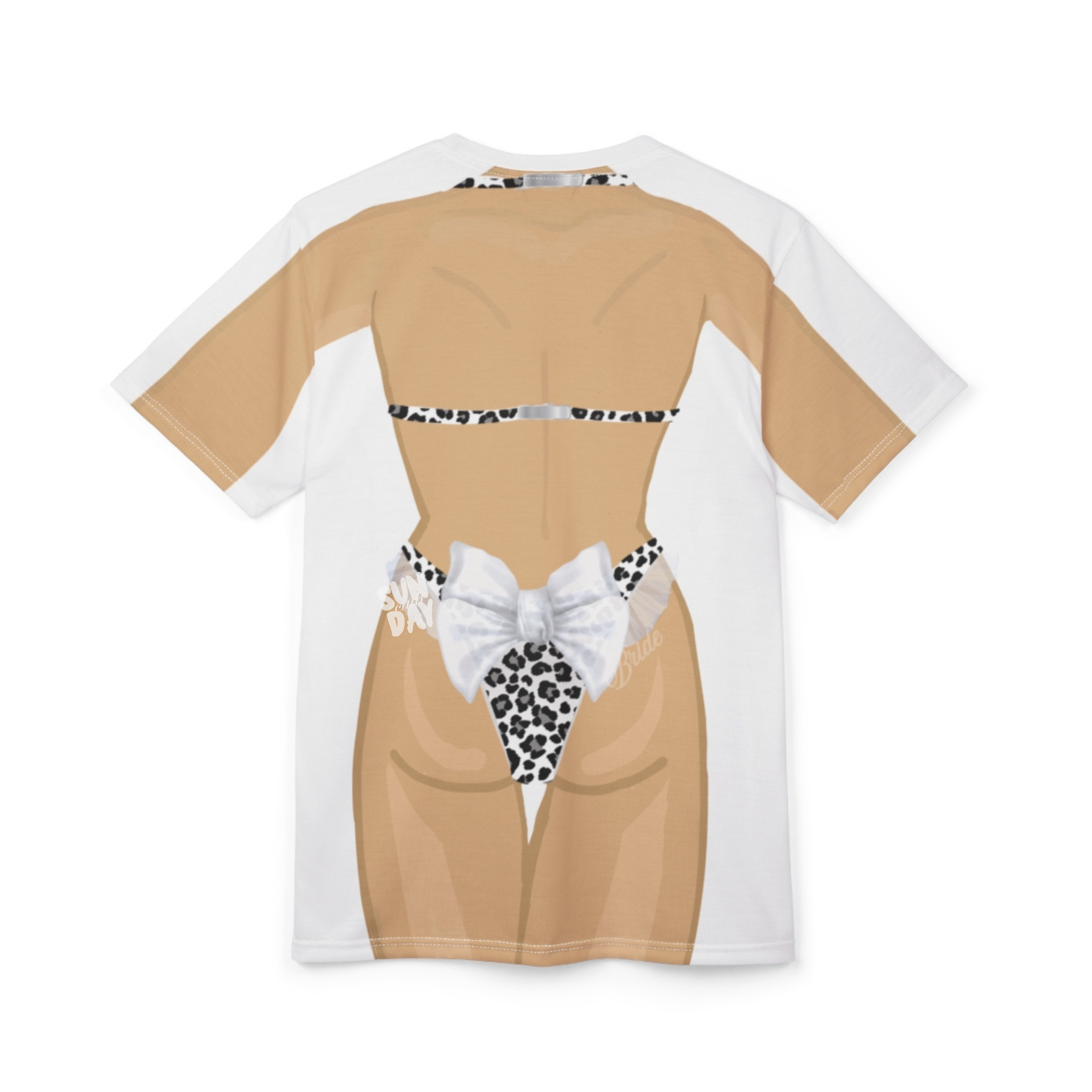 Bride Snow Leopard Bikini Shirt - Image 2